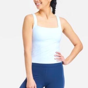 All In Motion Light Blue Racer‎ Tank Top